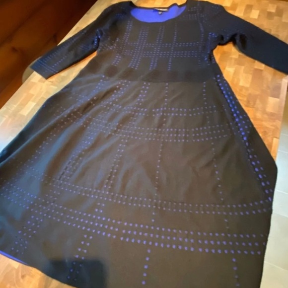 Lane Bryant Dresses & Skirts - Lane Bryant Patterned Stretchy Sweater Dress